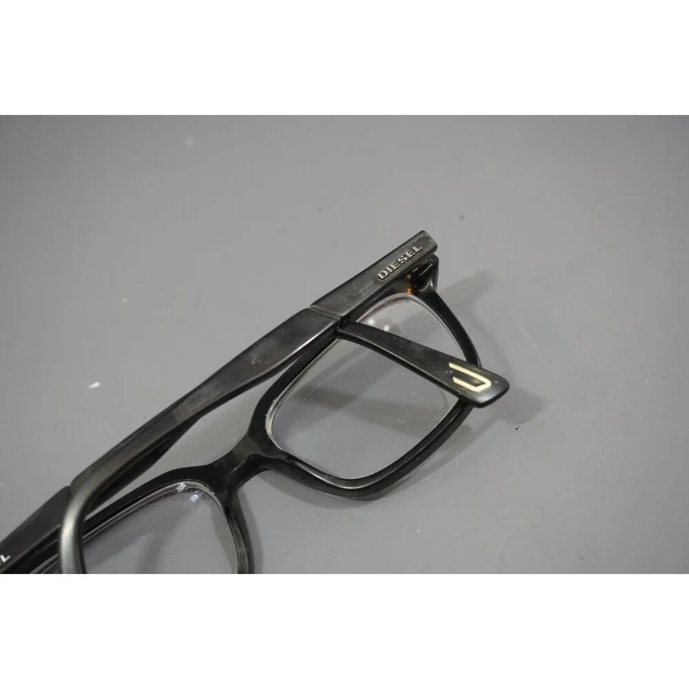 Vintage Diesel DL5246-3 001 Black Rectangular Eyeglasses Frame 52-18-145
